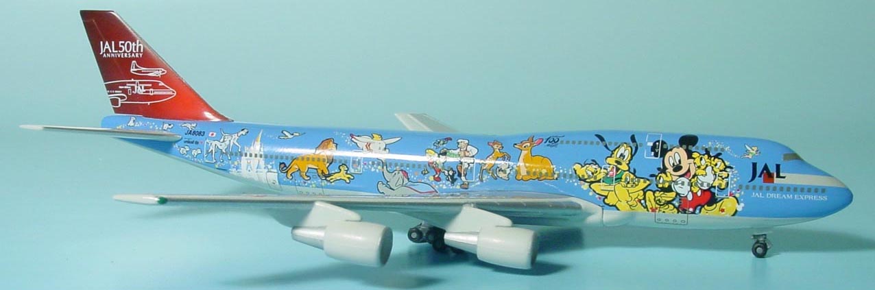 Herpa JAL Disney Family 747-400D
